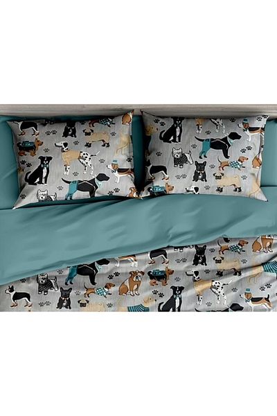 CHIRASO CHIRASO Linen, 100% Cotton, Classic Sheet 155x230 cm, Duvet Sheet 160x200 cm, 2 Pillowcases