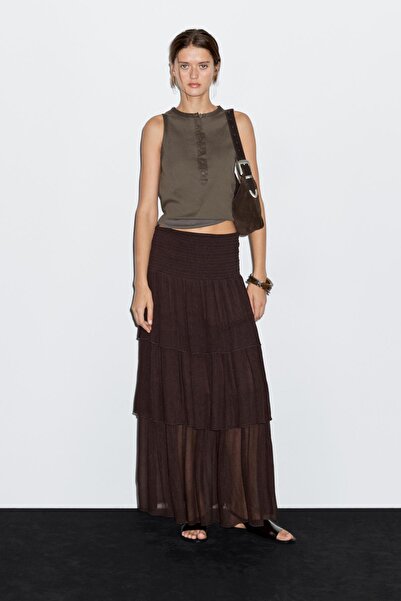 Massimo Dutti Kontrast şeritli top