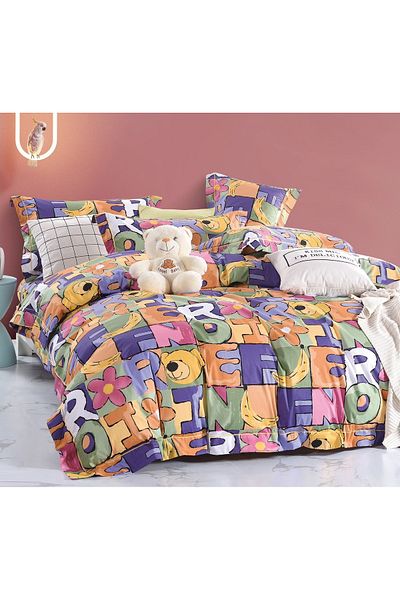 CHIRASO CHIRASO Linen, 100% Cotton, Classic Sheet 155x230 cm, Duvet Sheet 160x200 cm, 2 Pillowcases