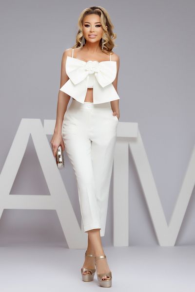 Atmosphere Fashion White corset with bow