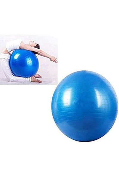 Skyland SKY LAND Anti-Burst Yoga Exercise Ball with Pump | 65cm Slip-Resistant Balance Ball for Pilates Yoga