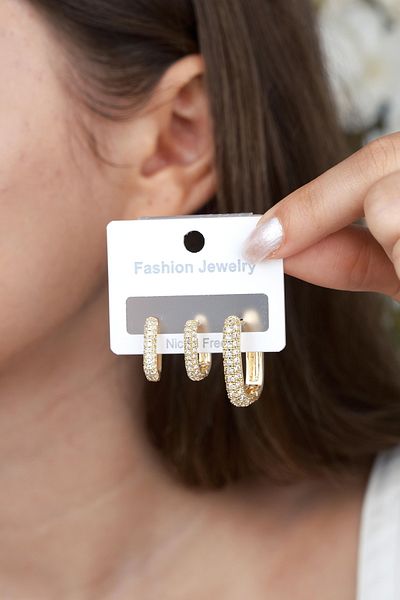 Jack Ferrero Steel / No Tarnishing Women's Earrings