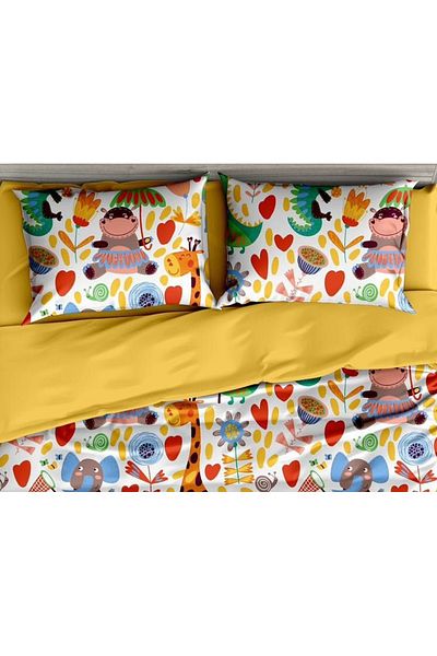 CHIRASO CHIRASO Linen, 100% Cotton, Classic Sheet 155x230 cm, Duvet Sheet 160x200 cm, 2 Pillowcases