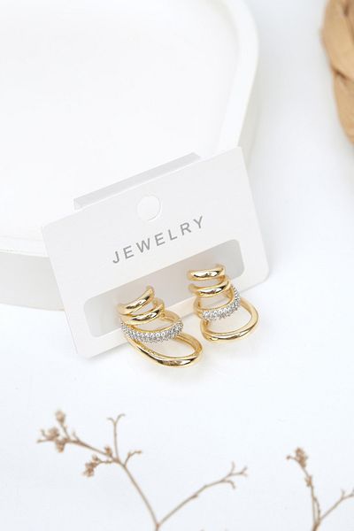 Jack Ferrero Steel / No Tarnishing Women's Earrings