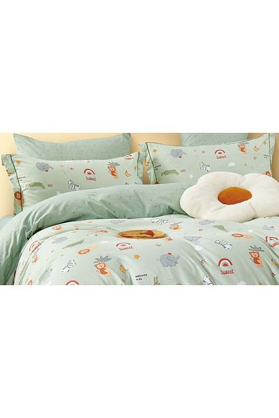 CHIRASO CHIRASO Linen, 100% Cotton, Classic Sheet 155x230 cm, Duvet Sheet 160x200 cm, 2 Pillowcases