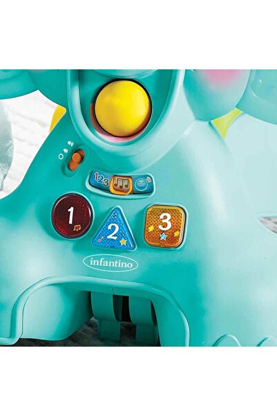 Infantino 3in1 Müzikli ve Işıklı Yürüteç Fil