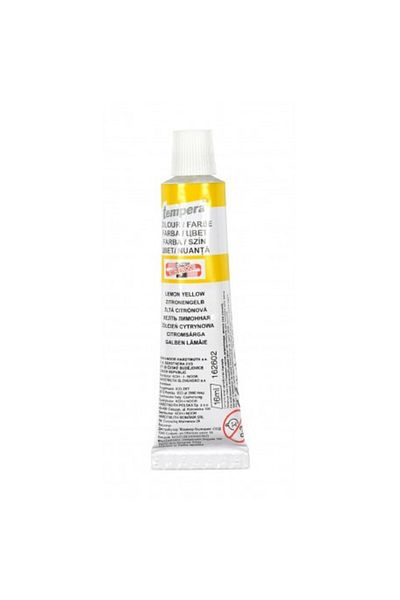 OEM Vopsea tempera galbenă Koh-i-Noor, tub de 16 ml, solubilă în apă, opacitate ridicată