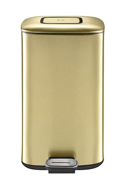 EKO Regent 20l Pedal Bin – Brushed Stainless Steel, Soft-close, Fingerprint-resistant Trash Can