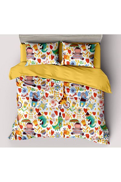 CHIRASO CHIRASO Linen, 100% Cotton, Classic Sheet 155x230 cm, Duvet Sheet 160x200 cm, 2 Pillowcases