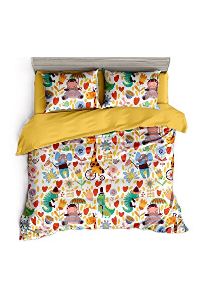 CHIRASO CHIRASO Linen, 100% Cotton, Classic Sheet 155x230 cm, Duvet Sheet 160x200 cm, 2 Pillowcases