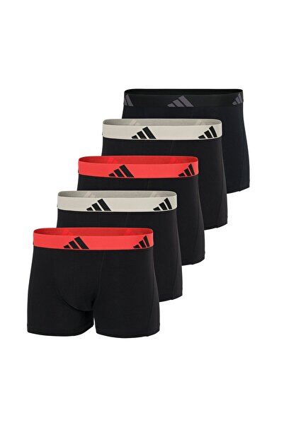 adidas Herren Boxershorts, 5er Pack - Trunks, Active Flex Cotton, Logo
