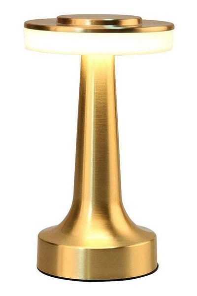 COOYA Decorative Gold Table Lamp-21cm LED, Dimmable,for Home/Office