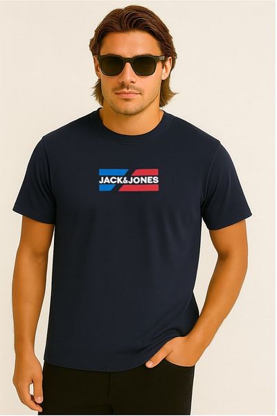 Jack & Jones Tricou pentru bărbați cu decolteu O cu logo Jack&jones JJCORP