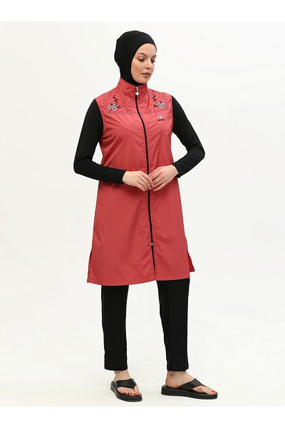 Ranuna Full Covered Hijab Swimsuit - Tile - Ranuna