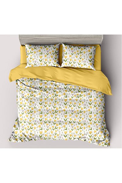 CHIRASO CHIRASO Linen, 100% Cotton, Classic Sheet 155x230 cm, Duvet Sheet 160x200 cm, 2 Pillowcases