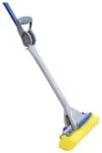 QUICKIE Automatic 9-Inch Head Roller Mop with Hand Squeeze Feature-54 Inch Length