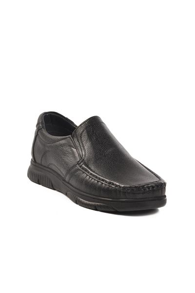 AYAKMOD 232060 m Black Genuine Leather Men's Casual Shoes