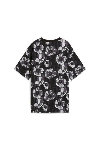 Puma Womens ESS+ CLASS ACT Graphic T-shirt - Black