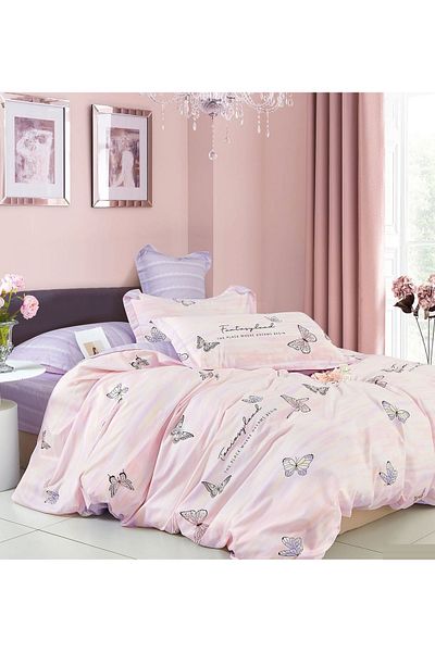 CHIRASO CHIRASO Linen, 100% Cotton, ELASTIC Sheet 180x200 cm, Duvet Sheet 200x230 cm, 2 Pillowcases