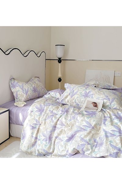 CHIRASO CHIRASO Linen, 100% Cotton, ELASTIC Sheet 180x200 cm, Duvet Sheet 200x230 cm, 2 Pillowcases