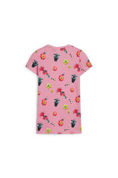 Puma Girls TROLLS T-shirt - Pink