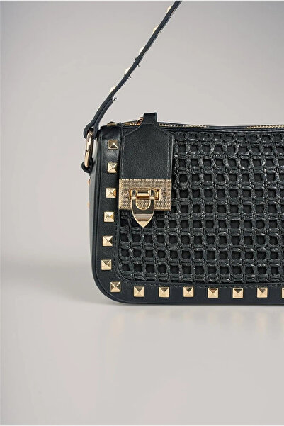 WALKWAY 17961 Black Unisex Hand and Shoulder Bag Ccs London