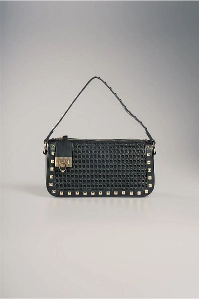WALKWAY 17961 Black Unisex Hand and Shoulder Bag Ccs London