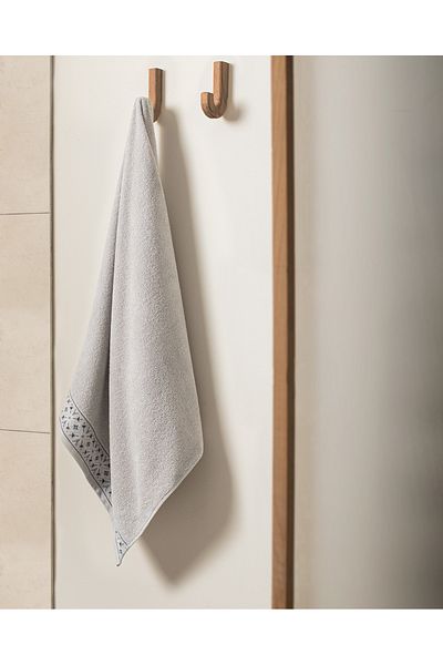 Madame Coco Caresse 100% Cotton Bath Towel - Gray - 70X140 cm