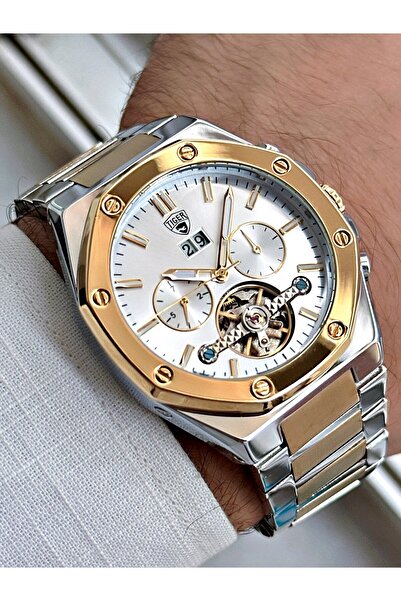 Tiger TI-610A TIGER OTOMATİK ÇELİK ERKEK SAATİ