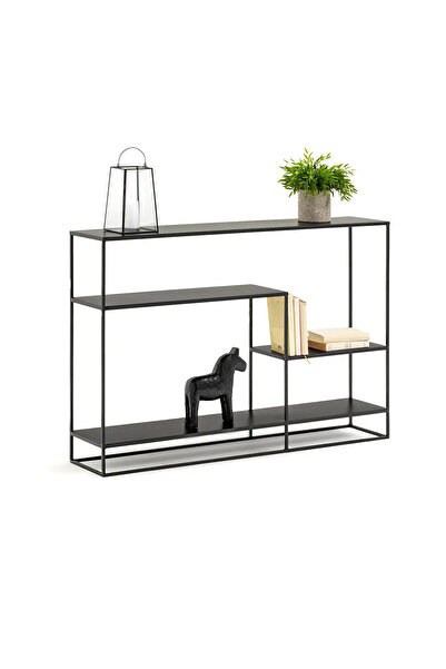 Hitit Dekorasyon Hiba Siyah Metal Dresuar Konsol