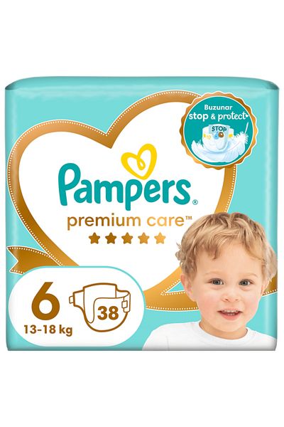 Pampers Premium Care Value Pack Size 6, 13+ kg, 38 pcs