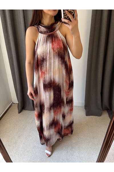ROSSA Halter Neck Dress