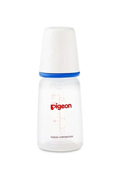 Pigeon Plastic Feeding Bottle For Babies With White Cap 120ml Multicolour