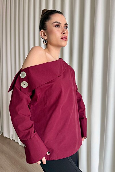 ROUPAS Tek Omuz Gömlek