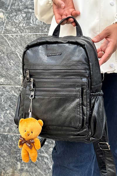 Just Polo Imported Washable Leather Backpack and School Bag
