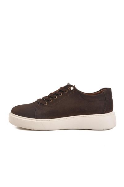 AYAKMOD A-55 m Brown Nubuck Genuine Leather Men's Casual Shoes