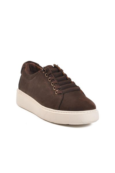 AYAKMOD A-55 m Brown Nubuck Genuine Leather Men's Casual Shoes