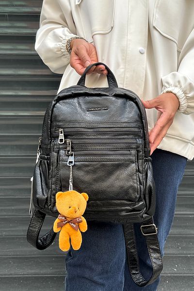 Just Polo Imported Washable Leather Backpack and School Bag