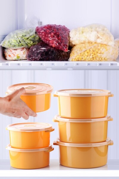 Nandy Home Set of 12 Storage Containers for Microwave and Freezer Use