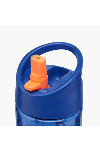 GLOO Space Print Sipper Water Bottle with Handle - 420 ml