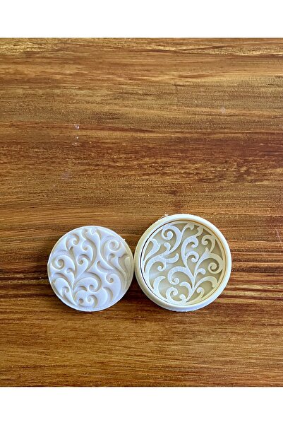 Volala Sarmaşık Desenli Polimer Kil / Seramik Çamuru Kalıbı -4,5 cm