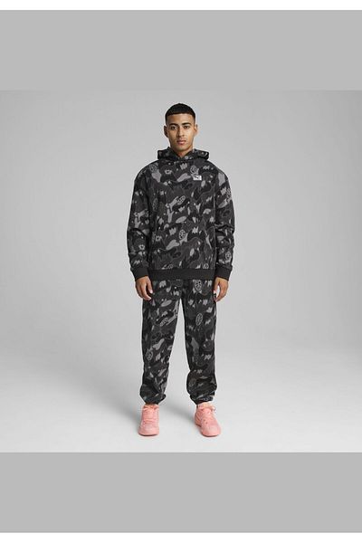 Puma Ανδρικό Φούτερ Μπάσκετ με Κούκλα και Σχέδιο Παραλλαγής Dress Code