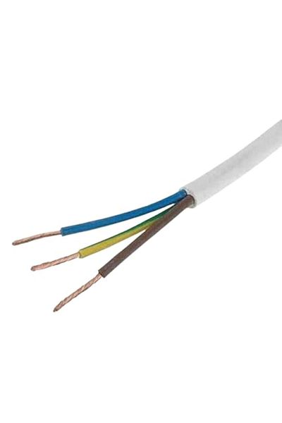 Yuwell YU WELL Electrical PVC Flexible Wire Power Cord 3 Core Extension Wire Copper Wire (1.5mm 10Meter)