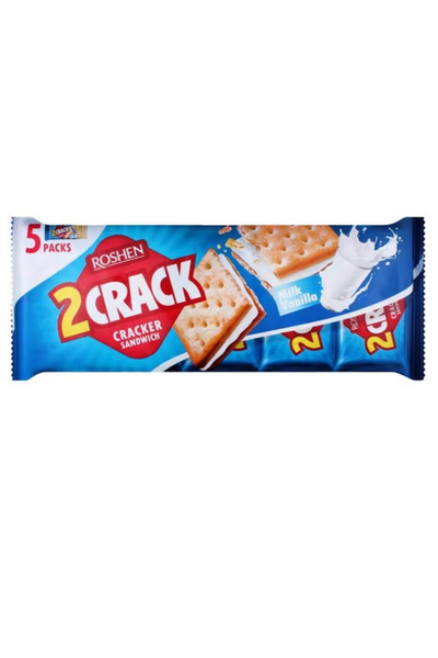 Roshen Biscuits with Milk Filling, Roshen 2 Crack, 235 g