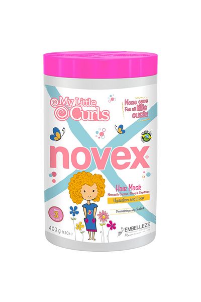 NOVEX Mască pentru păr creț pentru copii, Novex My Little Curls, 400 g