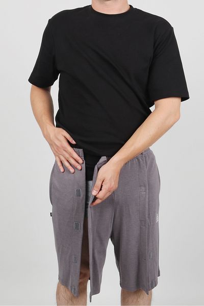CURE4U Cure Adaptive Gray Bedridden Patient Care and Treatment Shorts (Size L)