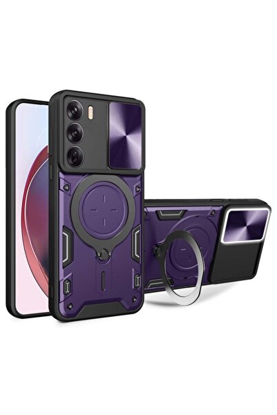 SKYDDAR INNOVATION Θήκη για Oppo Reno12, CamGuard Pro, Μαγνητικό δαχτυλίδι, Π...