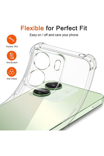 ALC MOBILE Xiaomi Redmi 13C Transparent Shockproof Case