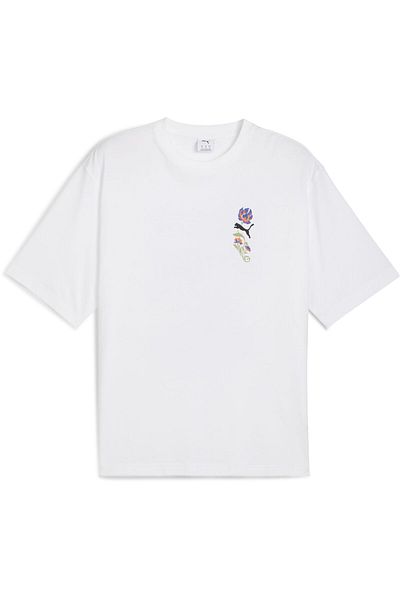 Puma Ανδρικό μπλουζάκι Boxy με floral αθλητικό σχέδιο