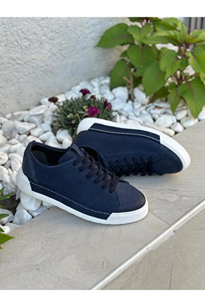 Treyler Ayakkabı Erkek Hakiki Deri Spor Ayakkabı Sneaker Ayakkabı